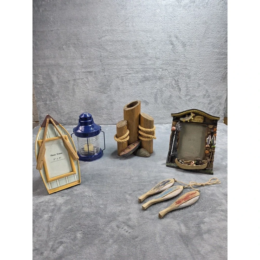 Wholesale‎ Lot Of 5 Nautical Home Decor And 3D Picture Frames